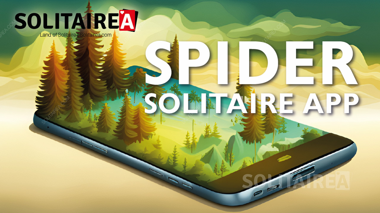 Spider Solitaire uygulaması ile Spider Solitaire oynayın ve kazanın